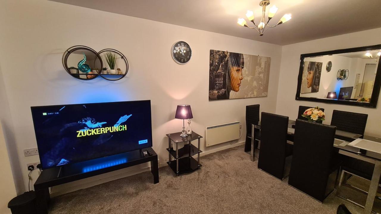 Luxury 2 Bed Apt With Free Wi-Fi & Parking Manchester Exterior photo